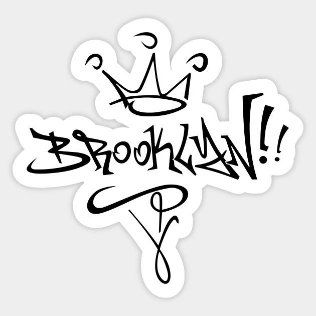 Brooklyn Graffiti Sticker by YESik Graffiti